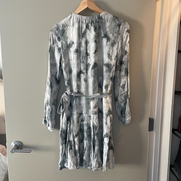 NWOT Anthropologie Cloth & Stone Watercolor Tie Waist Dress Size XS - Picture 4 of 5